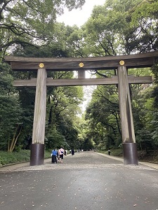 ホクラニ事務所近くの明治神宮