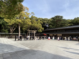 明治神宮に祈願に行ってまいりました！