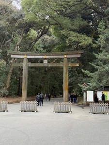 明治神宮でご祈祷を受けてまいりました